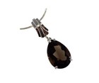 19thc Antique 9ct Scotland Cairngorm Smoky Quartz Ancient Babylon Rome Swiss Gem