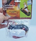 Walco Holiday Old Fashioned Sleigh Vtg Sequin Bead Christmas Ornament Craft Kit