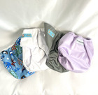 4 Cloth Diaper Covers One Size Snap Stay Dry Alva Baby Pooters Wegreeco Swim