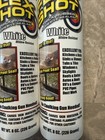 Lot Of 2 Flex Shot White 8 Oz X 2 Thick Rubber Adhesive Sealant Caulk Bond Seal