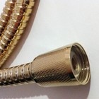 Polished Brass Braided Hand Shower Hose 150cm - G1 2  - 59  Length For Handhelds