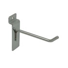 75 Slatwall Peg Hooks Chrome Metal 25 Eah4   2  Notch Slat Grid Wall Display 