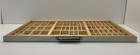 Excellent Condition Antique Printers Type Set Drawer For Display Lot K