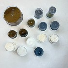 Stampin Up  Embossing Powders Silver Gold White Clear Lot Of 14