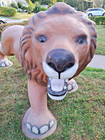 Life Size Large Lion  Statue Wild Cat Safari Theme Decor Prop Display Outdoors