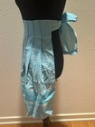 Women s Unbranded Dirndl Apron Blue White Gingham Check Size Adjustable