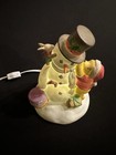 Rare Vtg Disney Charpente Classic Pooh Piglet Snowman Portable Lamp Nightlight