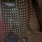 Banana Republic Green White Polka Dot 100  Silk Men s Standard Classic Tie