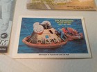 Lot Of Four  4  Vintage Nasa Space Items Pamphlets Postcard More Msc Houston Tx