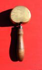Vintage 2 Pc Millinery Fancy Flower Begonia Leaf Tool Mold Brass Antique  38