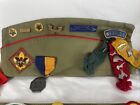 Huge Lot Vintage Boy Scouts Patches Sash Cap Belt Loops   Paperwork  1976-1979