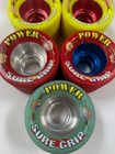 Sure Grip Power Aluminum Hub Vintage Roller Skate Speed Wheels 62mm Mix