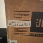 Jbl Professional Loudspeaker System Ac2212 00 2way 12    Passive New 