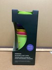 Starbucks 16oz Hot Cups   Lids Glow In The Dark Halloween Set Of 6 New