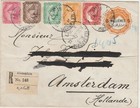 Egypt V rare Stationery Envelop Overprint   Up Rated Colored De La Rue Alex 1910