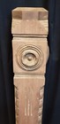 Newly Stripped Ornate Solid Walnut Newel Post 47 1 2  X 8  Ga9688