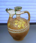Antique Ottoman Islamic Pottery Ewer Pitcher