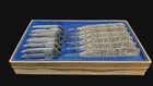 Norway Pewter Konge Tinn Norwegian Dessert Fork Set Of Six In Box