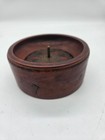 Vintage 1930s 20s Mahogany Traveling Roulette Wheel Marked Made In Germany Read