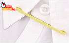 2pcs  gold silver  Tie Collar Bar Pin Collar Bar Shirt Clip Men s Shirt Suit Pla