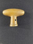 Vintage Solid Brass Door Knob T Handle Oval