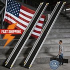 2-pack 8ft Aluminum Motorcycle Loading Ramp  Adjustable  Portable Telescoping