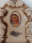 Medugorje Holy Mother Wall Holy Water Font Vintage 7  Made In Italy Piccinini