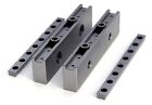 Cnc Milling Steel Vise Hard Jaw  8    Wide  Serrated W  0 100    Replaceable Teeth