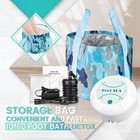 Ionic Detox Foot Spa Bath Machine With Foot Bath Bags Black Array Canvas Bucket