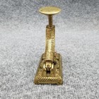 Vintage Brass Hotchkiss No 1 Style Stapler Paper Fastener Desk Decor Pat 1982 A 