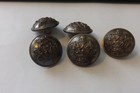 Five Military Buttons Officers Grenadier Guards 2 5cm X 2 5cm  4710 