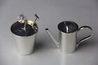 Tiffany   Co Salt   Pepper Set Watering Can Bucket Sterling Silver 925 - Rare 
