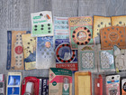 Varied Lot Of Vintage Sewing Supplies- Zippers  Needles  Thread  Etc 