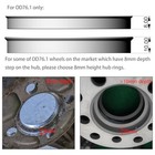  Hub Centric Rings 76 1 To 66 1  Set Of 4  Od76 1--id66 1mm 8mm Height