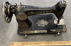 Antique 1910 Singer Sewing Machine With Floral Detail   Bobbin No Base