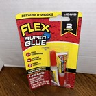 Flex Seal Liquid Flex Super Glue High Strength Super Glue 2 Pack 3g Tubes