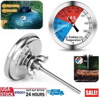 2   2  Temperature Gauge Thermometer For Barbecue Bbq Grill Smoker Pit Thermostat
