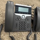 Lot Of 2 Cisco 7821 Ip Phone W handset  Power Cord   Stand Cp-7821-k9