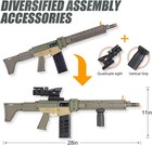 Realistic Sniper Rifle Toy Guns For Nerf Guns Bullets  Electric Foam Blaster 