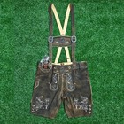 New Custome Authentic Bavarian Lederhosen Short - German Traditional Oktoberfest