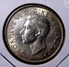 1943 Canada Silver 50 Cents  800 Canadian Silver Coin