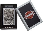 Zippo Harley-davidson Motor Flag Emblem Street Chrome 29266