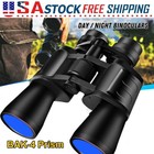 180x100 High Power Military Binoculars Day night Bak4 Optics Hunting Camping Bag