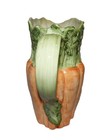 Vintage Fitz And Floyd Carrot Pitcher 1 Qt Ceramic Vegetable Garden Majolica
