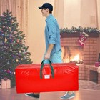 Krysty Christmas Tree Storage Bag - Fits Up To 7 5 Foot Xmas 7 5 Ft - 1pack Red