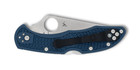 Spyderco Delica 4 Cpm-spy27 Satin Blade Cobalt Blue Frn Handles C11pcbl