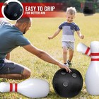 Jumbo Inflatable Bowling Game 7-piece Set  Indoor outdoor Games For Kids 
