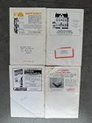  rare  Vintage Nutshell News Magazine Lot Of 4 Issues 1975 Dollhouse Miniatures