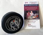 Connor Mcdavid Signed Autograph Edmonton Oilers Official Game Puck With Jsa Coa