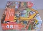 Melissa   Doug Building Construction Site Jumbo Floor Puzzle     48 Pieces     New